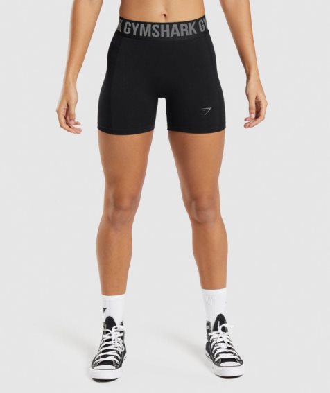 Women's Gymshark Flex Shorts Black | CA 08D536